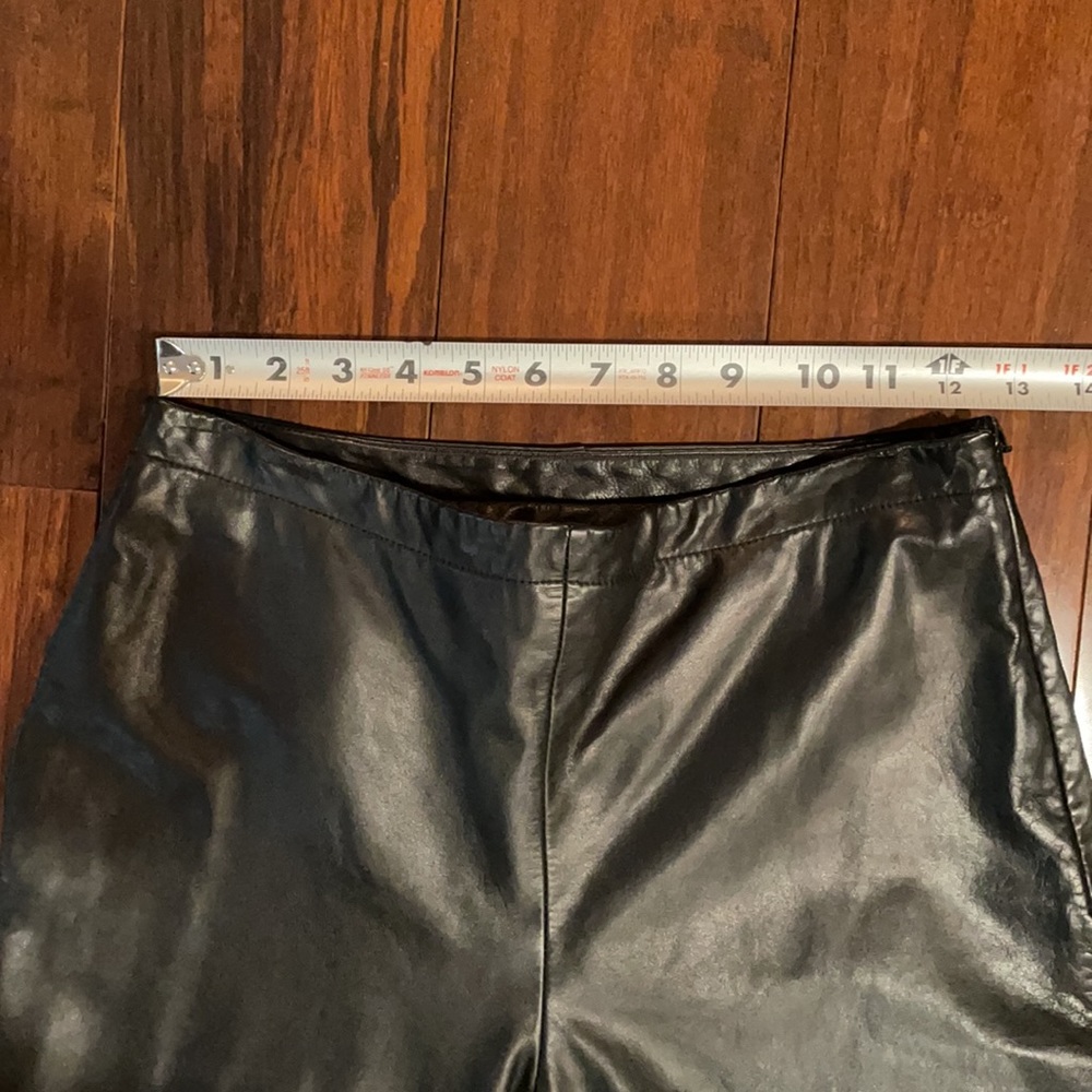ANN TAYLOR 100% LEATHER PANTS - Picture 4 of 8